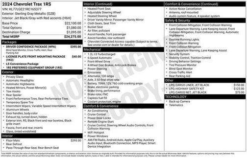 2024 Chevrolet Trax 1RS