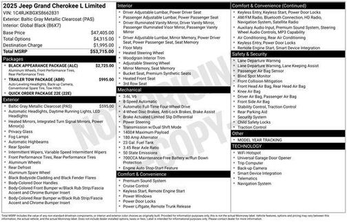 2025 Jeep Grand Cherokee L Limited