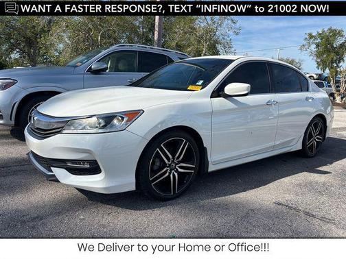 White Orchid Pearl 2017 Honda Accord Sport SE