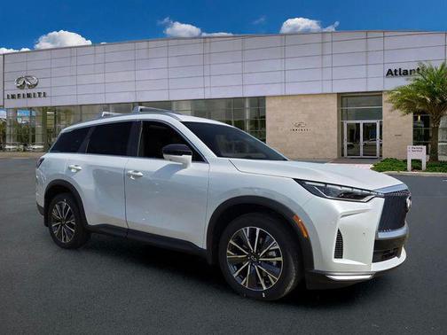 Radiant White 2027 INFINITI QX60 LUXE AWD