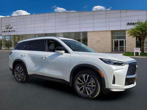 Radiant White 2027 INFINITI QX60 LUXE FWD