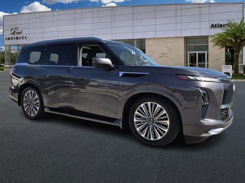 Anthracite Gray 2025 INFINITI QX80 Luxe