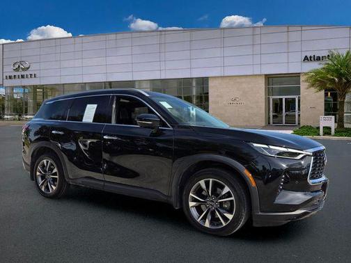 Mineral Black 2023 INFINITI QX60 Luxe