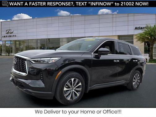 Mineral Black 2025 INFINITI QX60 Pure