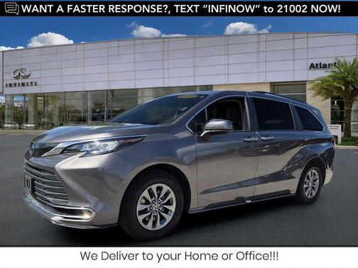 Predawn Gray Mica 2023 Toyota Sienna XLE