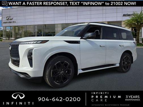 Radiant White 2026 INFINITI QX80 SPORT AWD