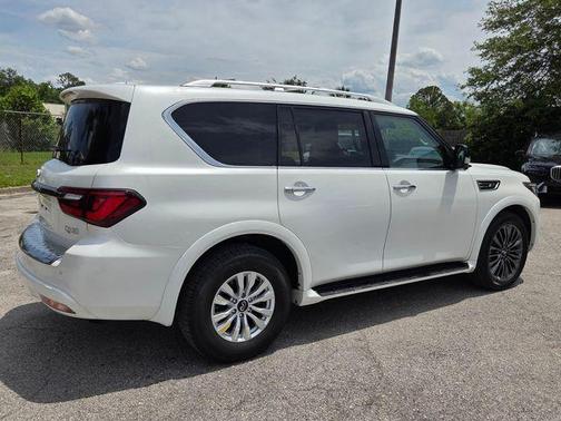 Moonstone White 2024 INFINITI QX80 PREMIUM SELECT AWD