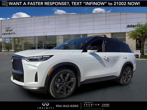 Radiant White/Black Obsidian 2026 INFINITI QX60 AUTOGRAPH