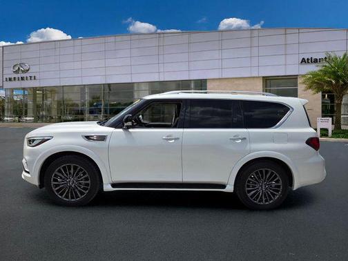 Moonstone White 2022 INFINITI QX80 PREMIUM SELECT