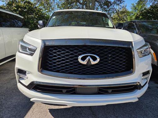 Moonstone White 2022 INFINITI QX80 PREMIUM SELECT