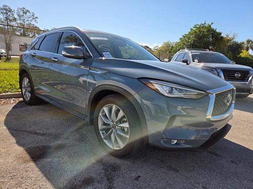 Slate Gray 2022 INFINITI QX50 ESSENTIAL AWD