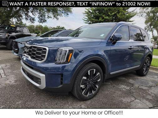 Midnight Lake Blue 2025 Kia Telluride SX