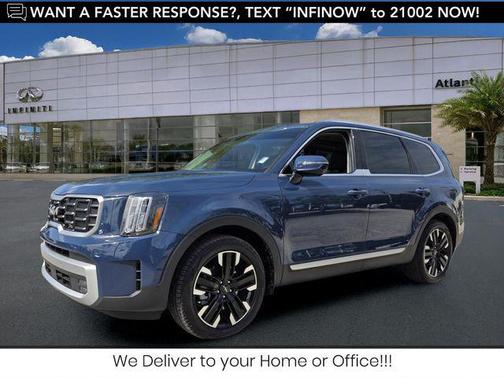 Midnight Lake Blue 2025 Kia Telluride SX