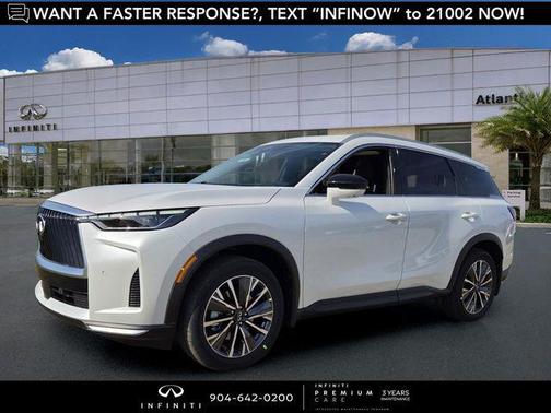 Radiant White 2027 INFINITI QX60 LUXE FWD