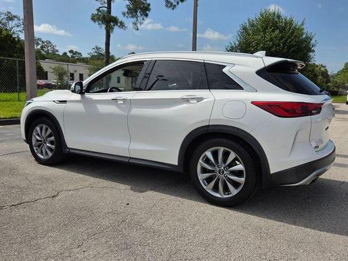 Lunar White 2020 INFINITI QX50 LUXE