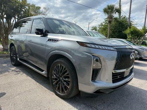 Dynamic Metal/Black Obsidian 2025 INFINITI QX80 AUTOGRAPH AWD