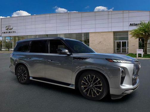 Dynamic Metal/Black Obsidian 2025 INFINITI QX80 AUTOGRAPH AWD