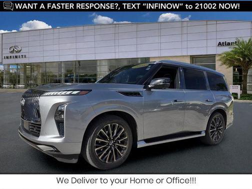 Dynamic Metal/Black Obsidian 2025 INFINITI QX80 AUTOGRAPH AWD