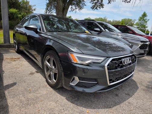 Gray 2024 Audi A6 45 Premium Plus