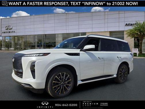 Radiant White 2026 INFINITI QX80 AUTOGRAPH AWD