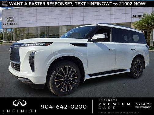Radiant White 2026 INFINITI QX80 AUTOGRAPH AWD