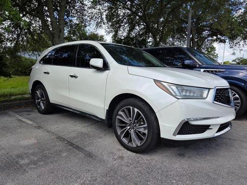 White Diamond Pearl 2019 Acura MDX 3.5L w/Technology Package