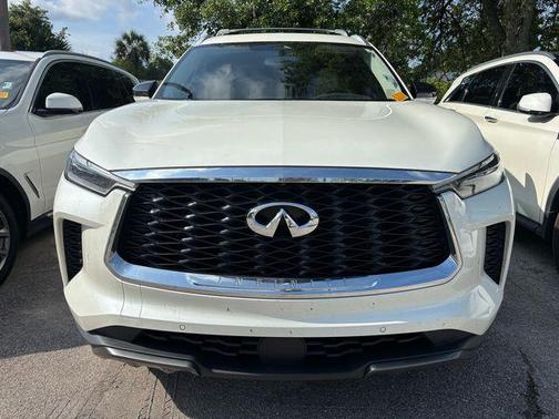 Majestic White 2023 INFINITI QX60 SENSORY