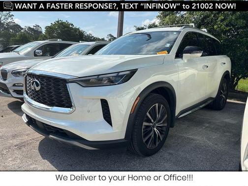 Majestic White 2023 INFINITI QX60 SENSORY