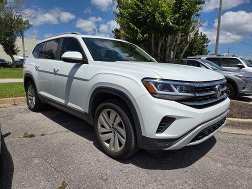 White 2021 Volkswagen Atlas 3.6L SEL