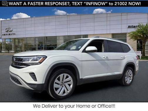 White 2021 Volkswagen Atlas 3.6L SEL