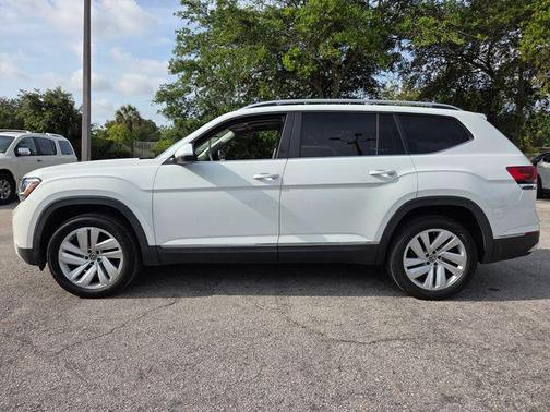 White 2021 Volkswagen Atlas 3.6L SEL