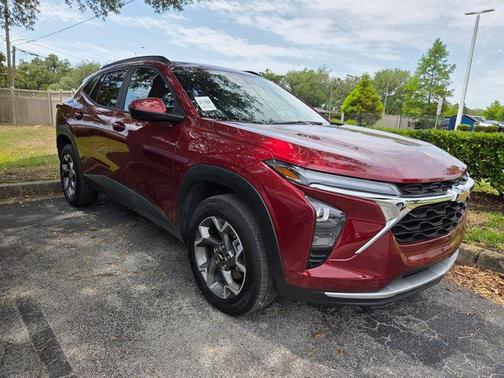 Crimson Metallic 2025 Chevrolet Trax LT