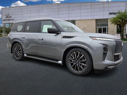 Dynamic Metal/Black Obsidian 2026 INFINITI QX80 AUTOGRAPH AWD