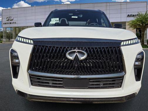 Radiant White/Black Obsidian 2026 INFINITI QX80 AUTOGRAPH AWD