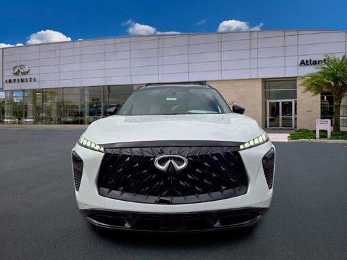 Radiant White/Black Obsidian 2027 INFINITI QX65 SPORT
