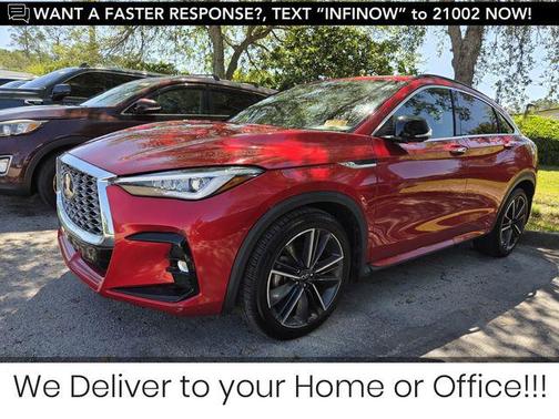 Dynamic Sunstone Red 2023 INFINITI QX55 ESSENTIAL