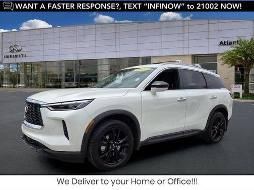 Majestic White 2025 INFINITI QX60 Luxe
