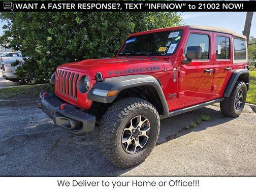 Firecracker Red Clearcoat 2021 Jeep Wrangler Unlimited Rubicon