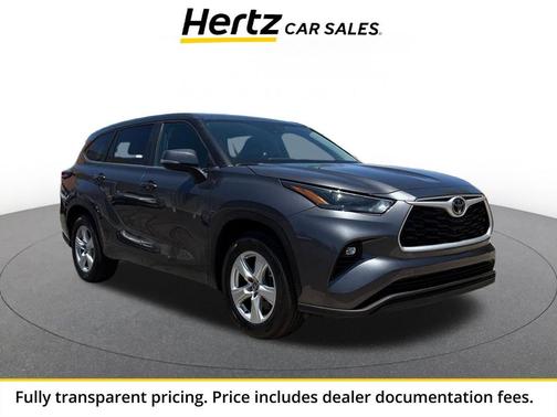Magnetic Gray Metallic 2025 Toyota Highlander LE