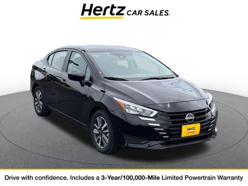 Super Black 2025 Nissan Versa 1.6 SV