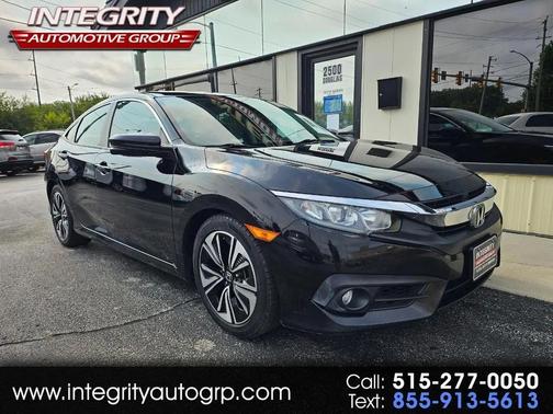Black 2016 Honda Civic EX-T