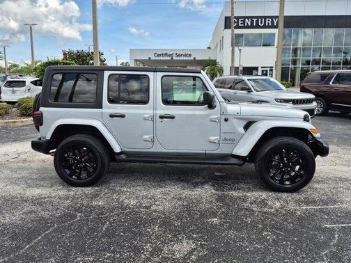Silver 2023 Jeep Wrangler 4xe Sahara