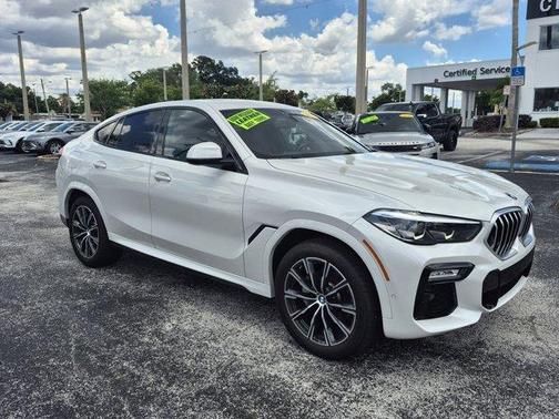 White 2020 BMW X6 sDrive40i