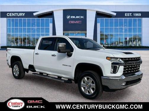 Summit White 2022 Chevrolet Silverado 3500 LTZ