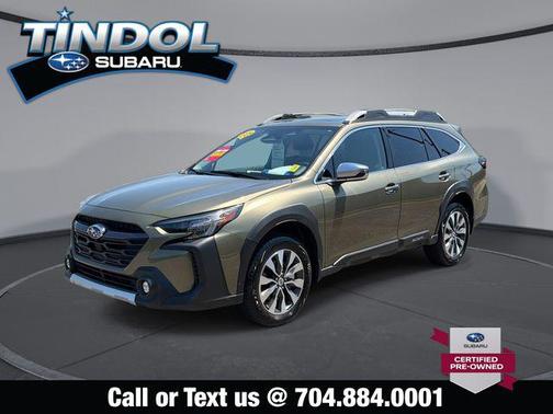 Autumn Green Metallic/Crystal Black Silica 2025 Subaru Outback Touring