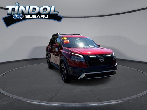 Scarlet Ember Tintcoat 2023 Nissan Pathfinder Rock Creek 4WD