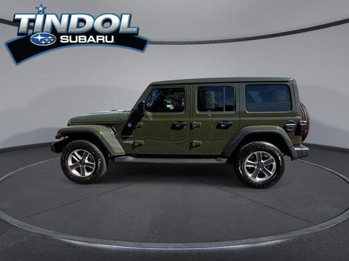 Sarge Green Clearcoat 2020 Jeep Wrangler Unlimited Sahara