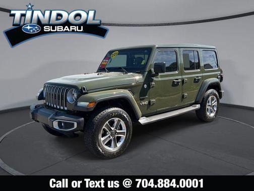 Sarge Green Clearcoat 2020 Jeep Wrangler Unlimited Sahara