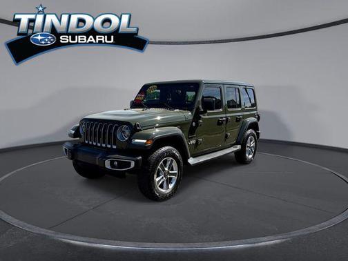 Sarge Green Clearcoat 2020 Jeep Wrangler Unlimited Sahara