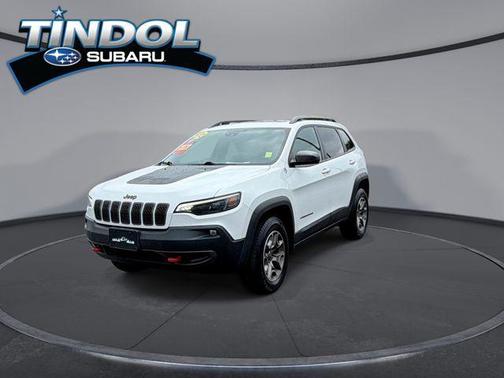 Bright White Clearcoat 2021 Jeep Cherokee Trailhawk